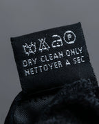 "GIORGIO ARMANI" Paisley pattern silk monotone necktie