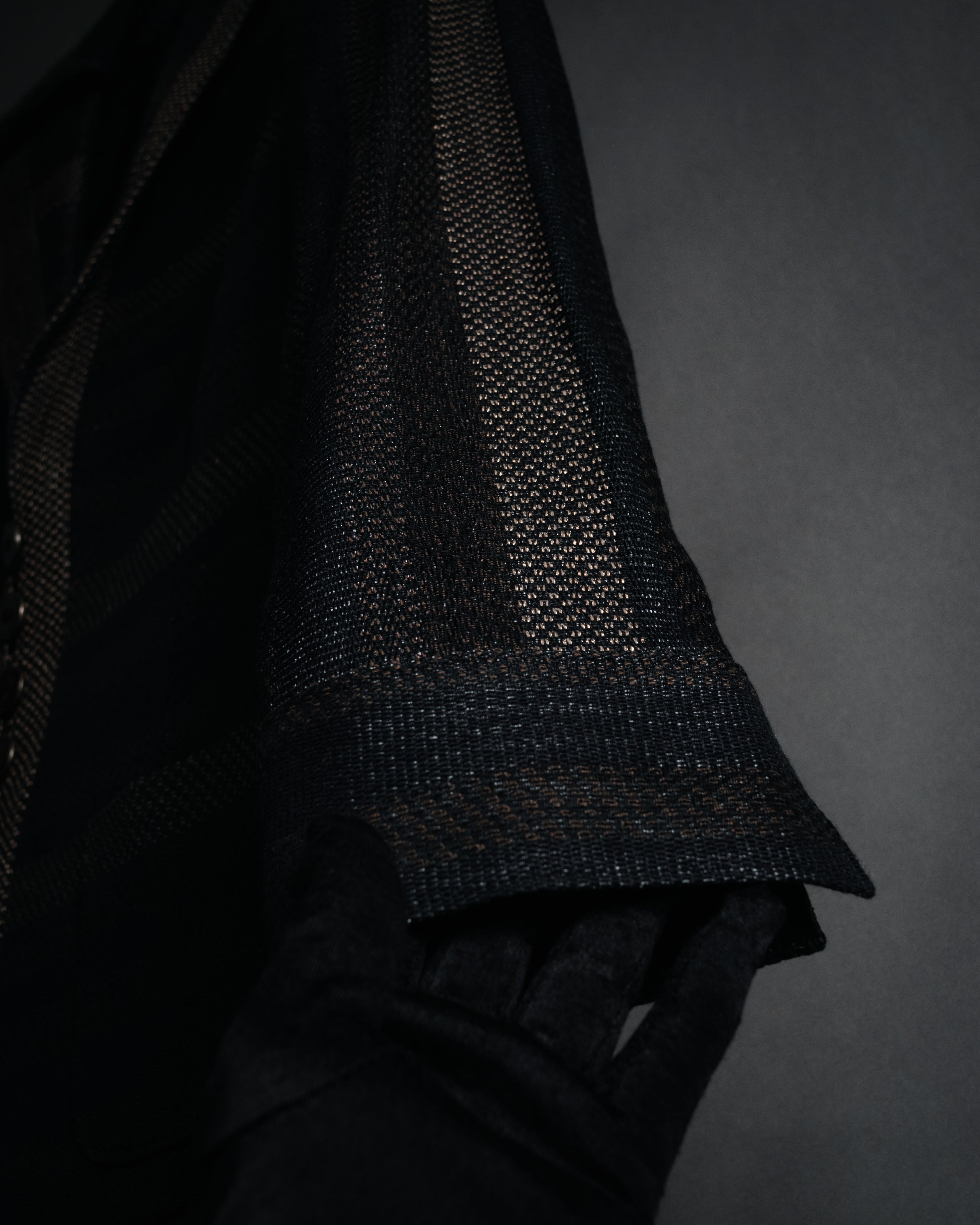 “TAE ASHIDA” 2008-2015 Structured border tweed jacket