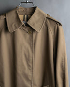 "Burberrys" Water-repellent cotton soutien colour trench coat