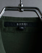 "GUCCI" Tab design bowtie blouse