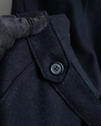 "MIU MIU" Crest brooch design belted trench coat