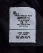 "US navy inspired lace back wide sailor pants"