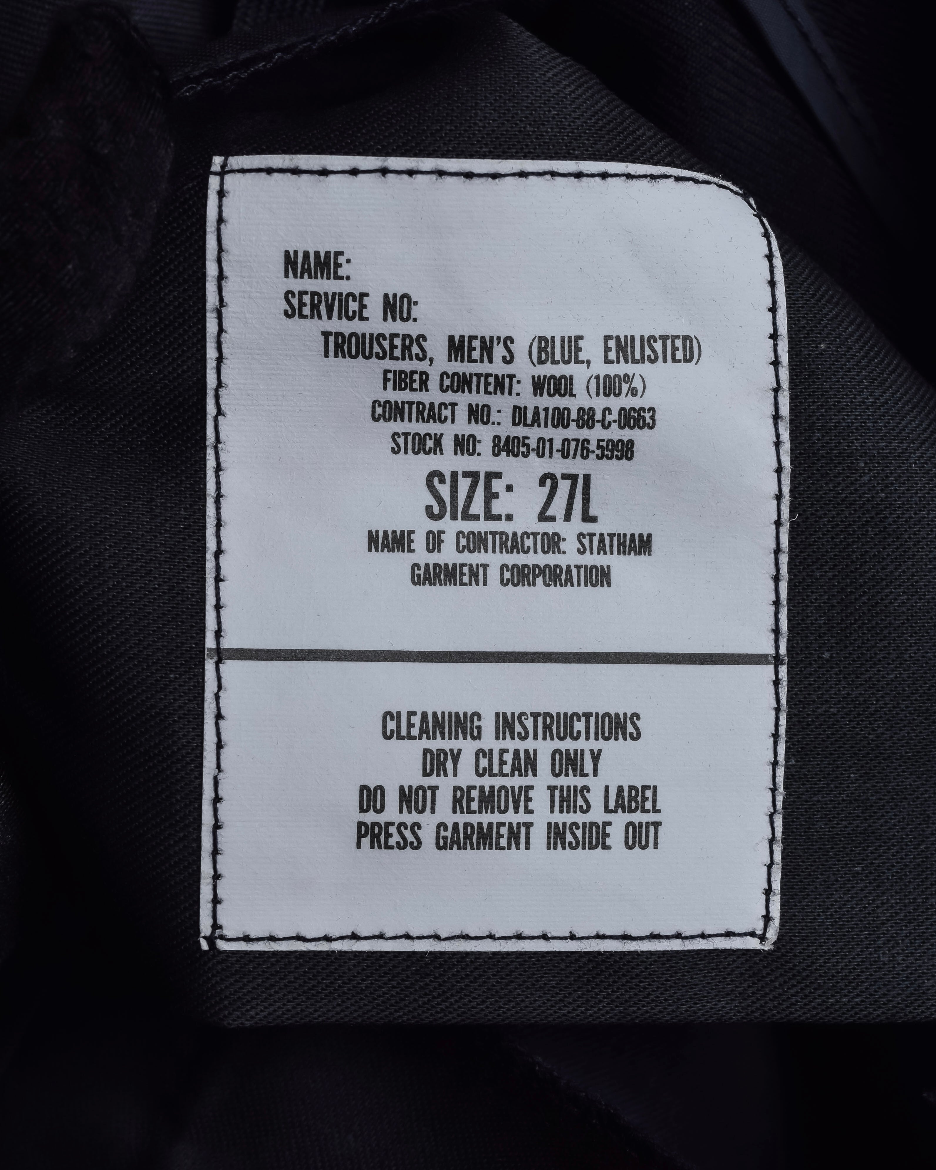 "US navy inspired lace back wide sailor pants"