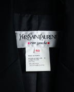 –SPECIAL– "Yves Saint Laurent rive gauche" 90’s Rive gauche le smoking tuxedo jacket