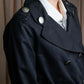 "LOUIS VUITTON" Metal button detailing belted trench coat