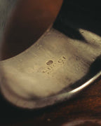 "GUCCI" 90's-00's Hammered wide square signet ring