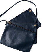 CÉLINE by Phoebe Philo/ "Trio Small" Shoulder Bag Navy