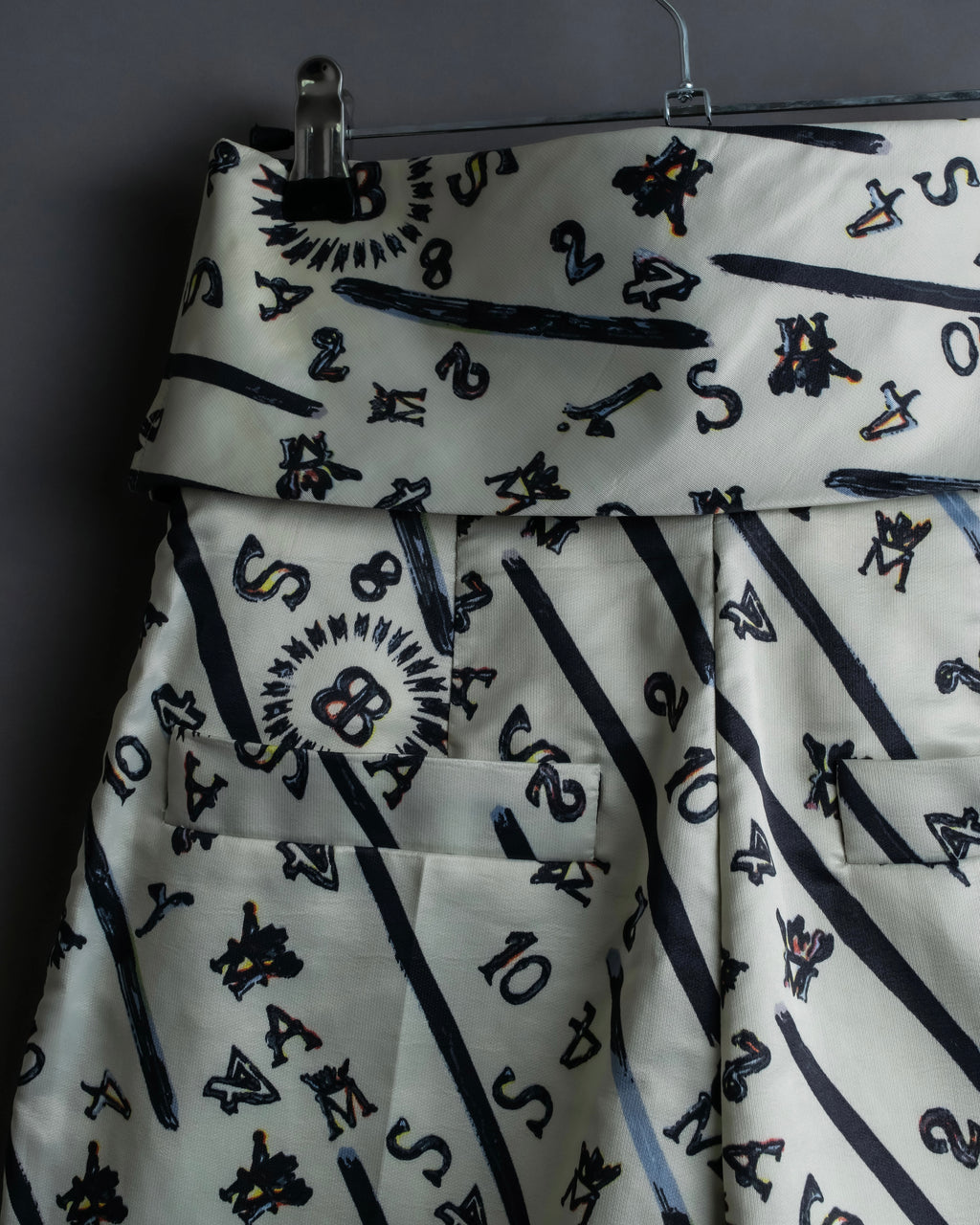 “BALENCIAGA” Number pattern designed shorts