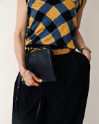 CÉLINE by Phoebe Philo/ "Trio Small" Shoulder Bag Navy
