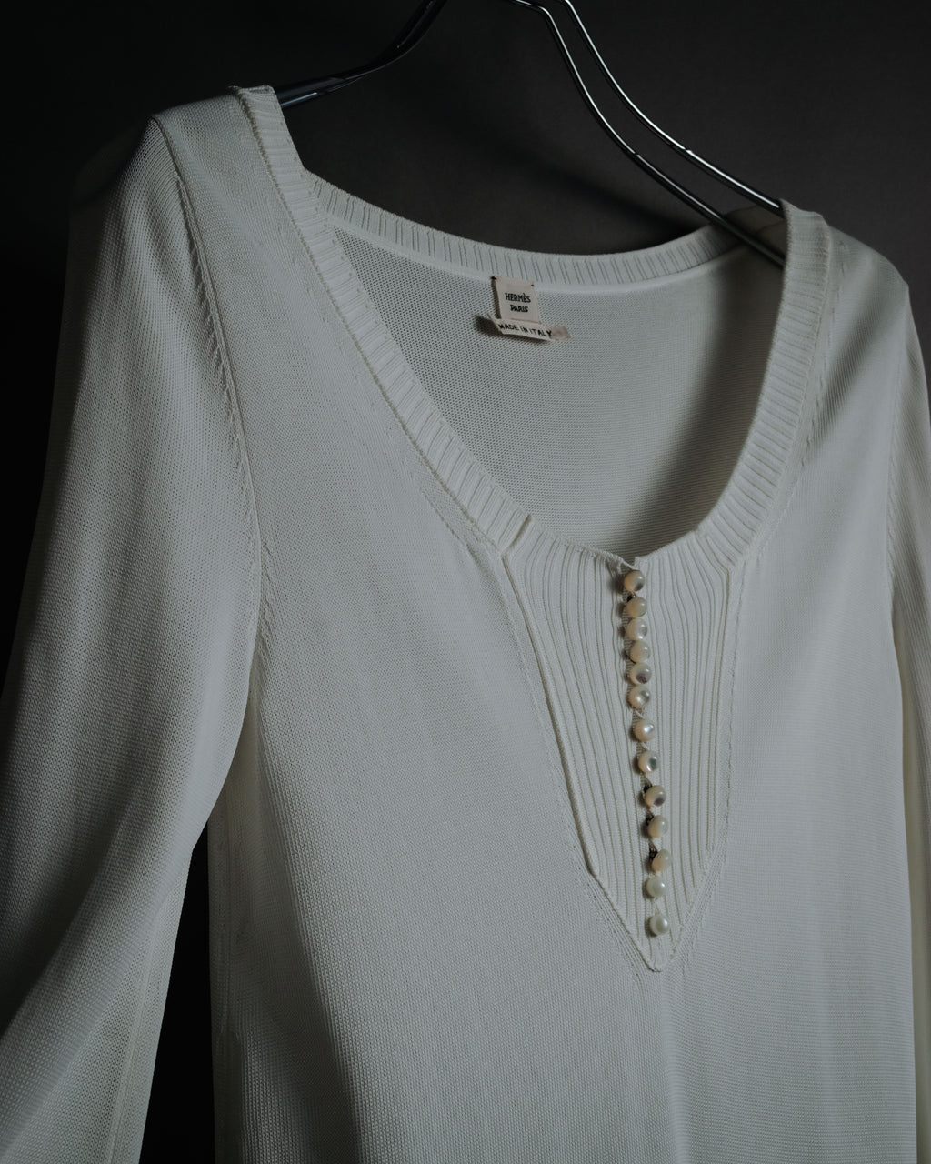 "HERMES" 06’s-10’s Viscose knit dress tunic