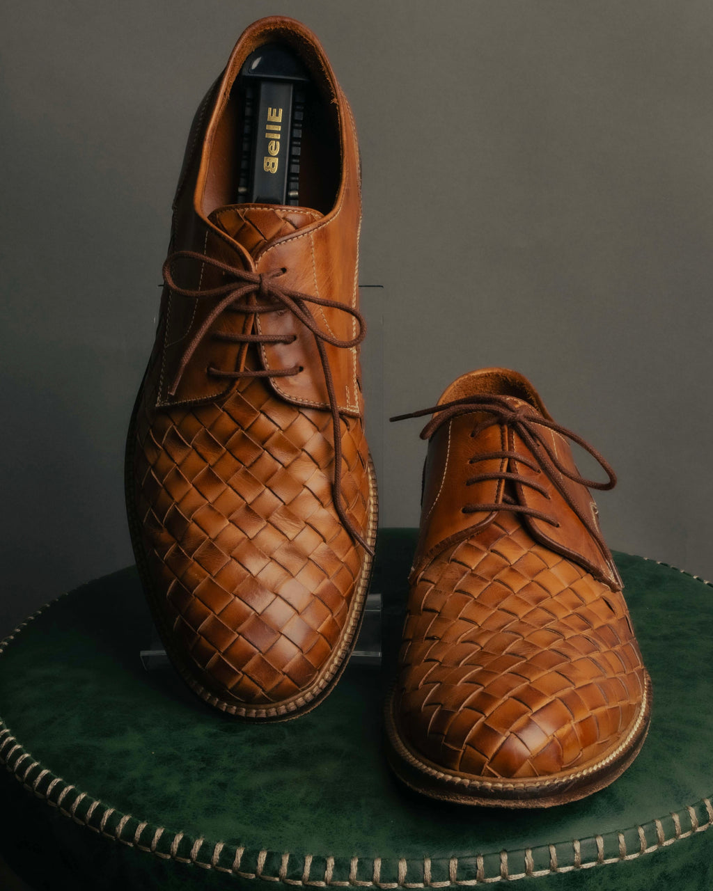 "Vintage" 90’s-00’s Handwoven derby shoes