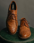 "Vintage" 90’s-00’s Handwoven derby shoes