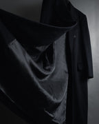 Abrigo doble botonadura de lana de los años 90 de YVES SAINT LAURENT