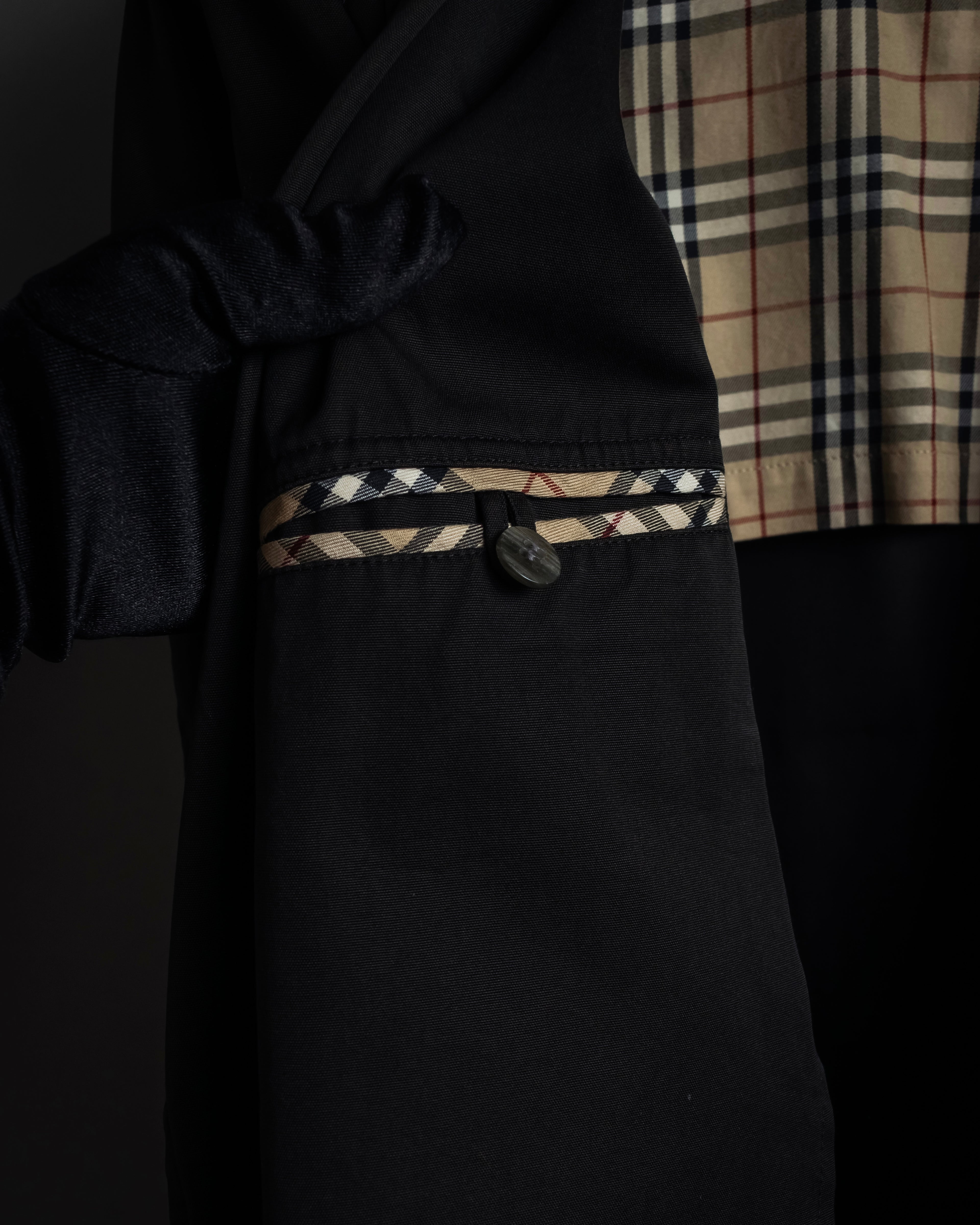 "BURBERRY" Cotton faded tailored jacket