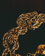–SPECIAL– "CHANEL" 80's Gripoix Byzantine cross pendant necklace