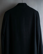"JIL SANDER" 100% cashmere straight line stand collar coat