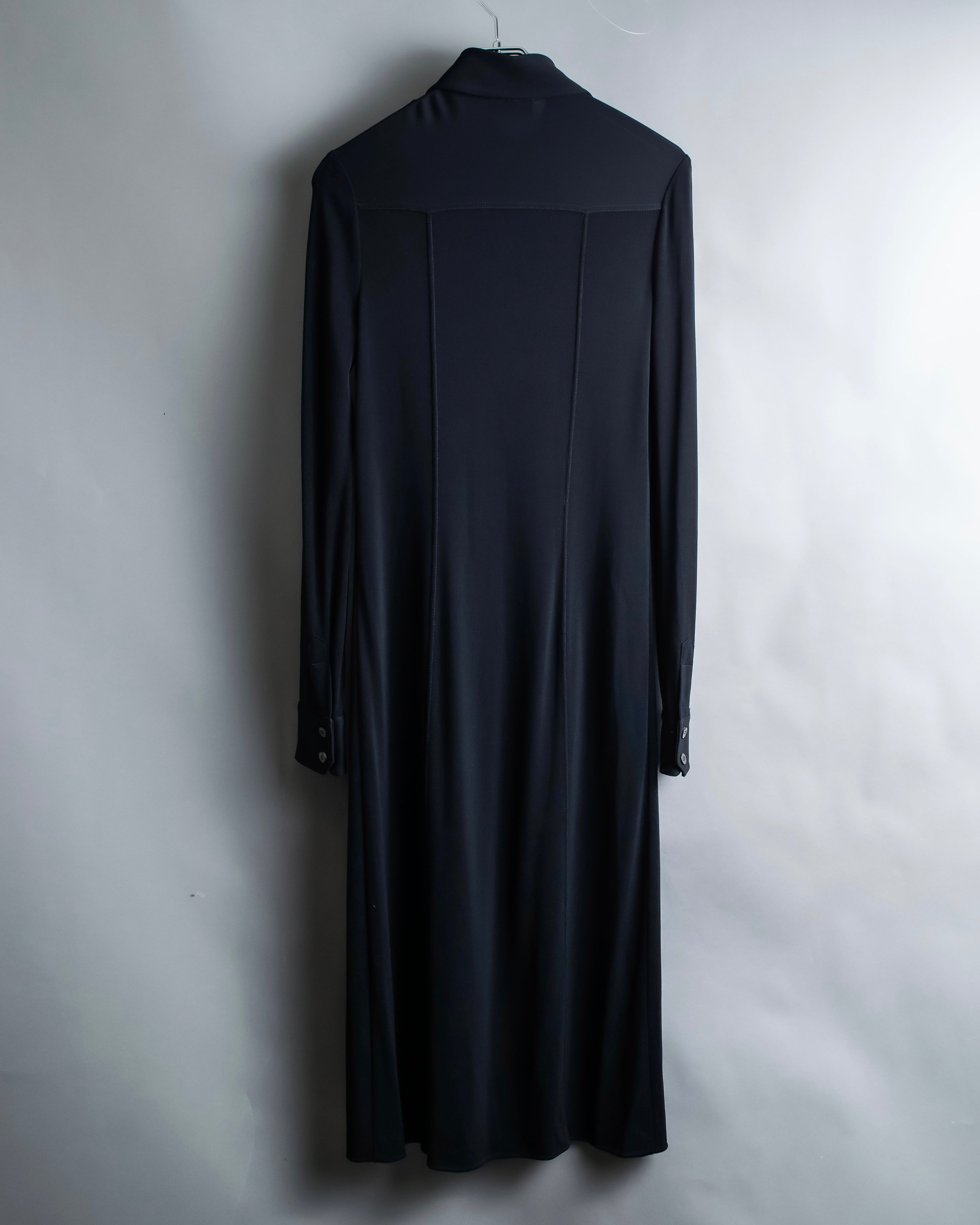 "GUCCI" Drawstring design pintuck long shirt