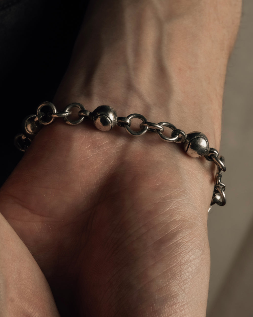 "GUCCI" Tennis racket motif silver bracelet