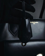 "BALENCIAGA" 2013 Autumn/Winter Padlock All Afternoon Structured Leather Bag