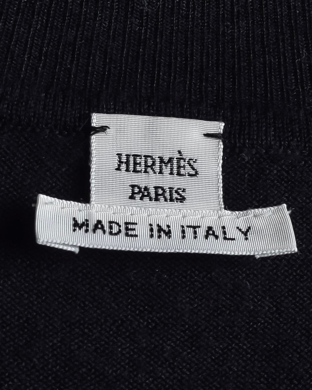 "HERMES" Cashmere silk blend V-neck knit