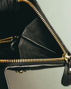 "Chloé" 2010's Black leather long wallet