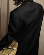 "CHRISTIAN DIOR MONSIEUR" Classical tailored Zegna base satin tuxedo set up