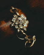 "Yves Saint Laurent" 80's-90's Ornate crystal bracelet