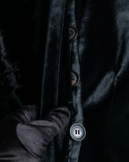 "GUCCI" Velvet shaped shawl collar tailored jacket