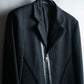 "GIORGIO ARMANI" Riders detail leather switching jacket