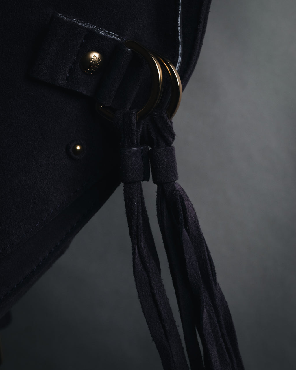 "See By Chloé" 2010s Suede tassel saddle Collins shoulder bag