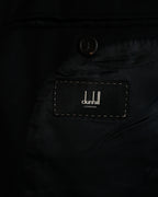 DUNHILL/ Classic Navy Blazer with Checked Lining