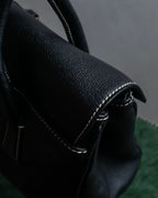 "Salvatore Ferragamo" Gancini motif design leather one-handle bag