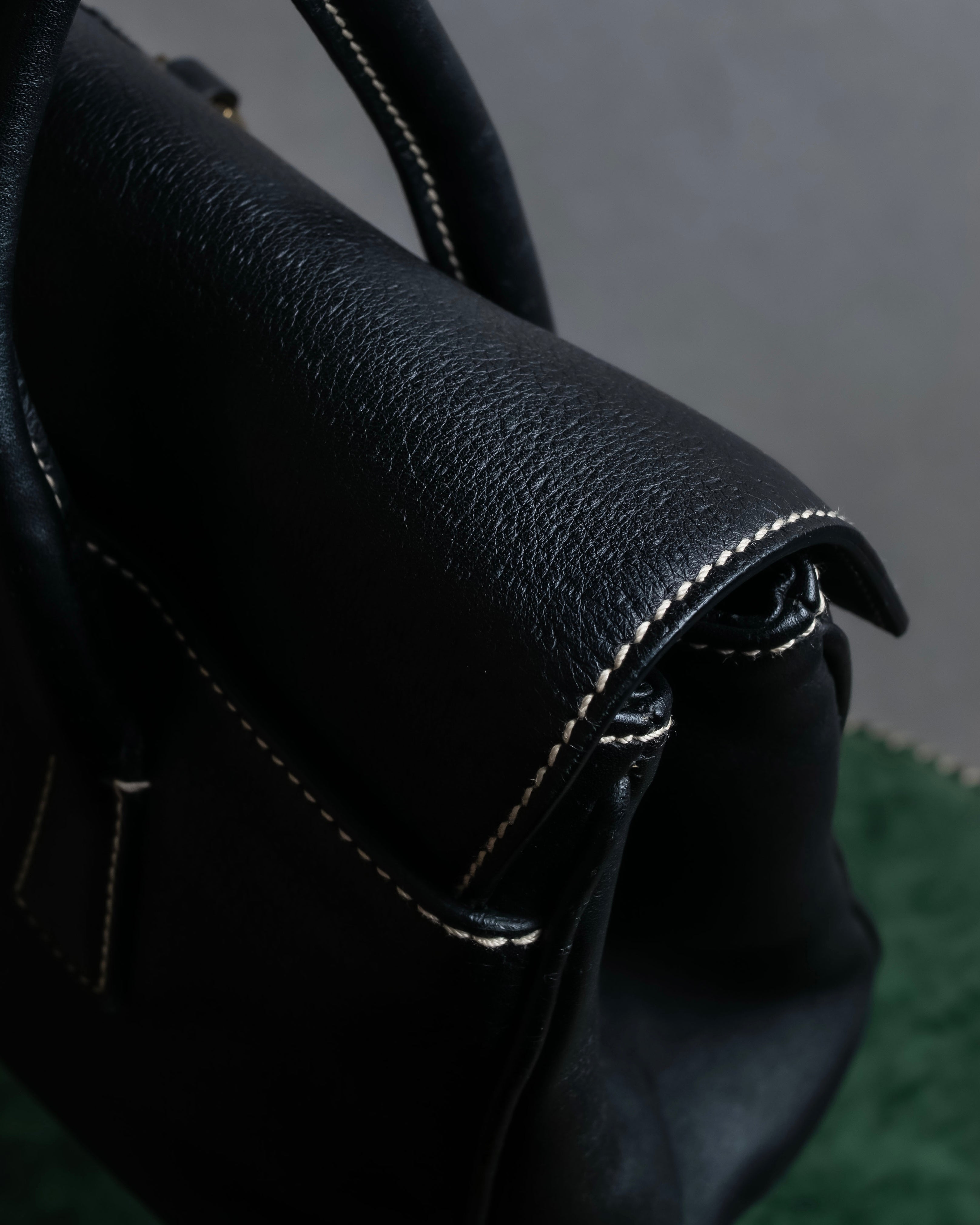 "Salvatore Ferragamo" Gancini motif design leather one-handle bag