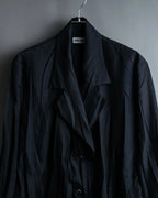 “ISSEY MIYAKE” wrinkle processing oversize tailored jacket