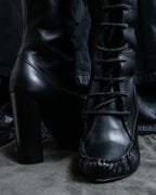 "TOM FORD" Fringe detail western long boots