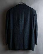 "COMME des GARCONS HOMME DEUX" Box silhouette heather grey tailored jacket