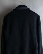 "tricot COMME des GARCONS" Fringe cut design tailored jacket