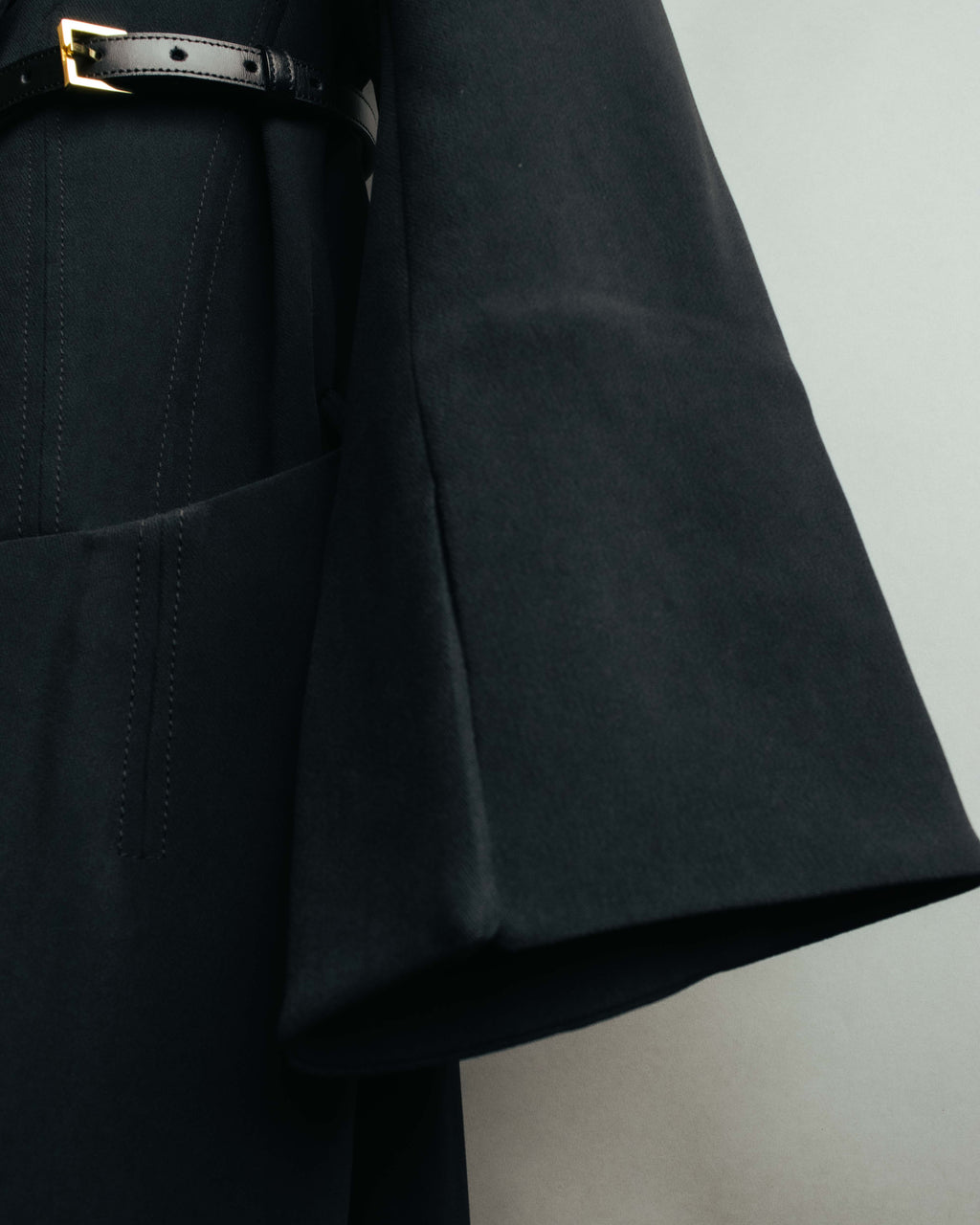 -SPECIAL- “HARUNOBU MURATA” 2024 SS Sculptural belted dress coat