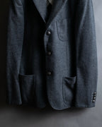 "MIHARA YASUHIRO" Hidden zip detail tailored jacket