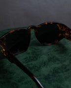 "CHANEL" Tortoiseshell embossed cocomark square sunglasses