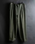 Vintage khaki green wide slacks