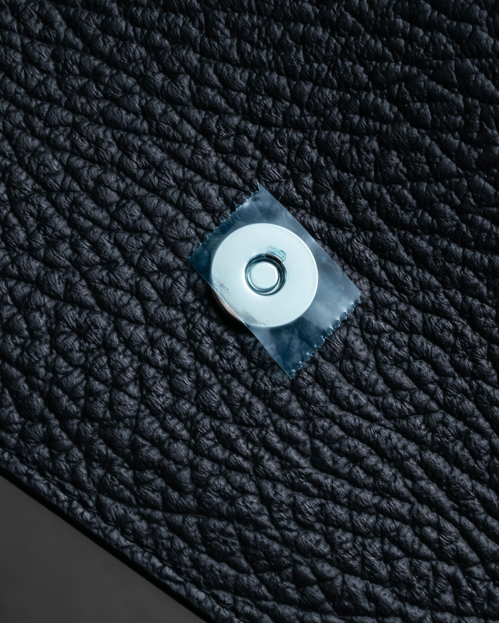 "MAISON MARGIELA" Grained leather chain wallet bag