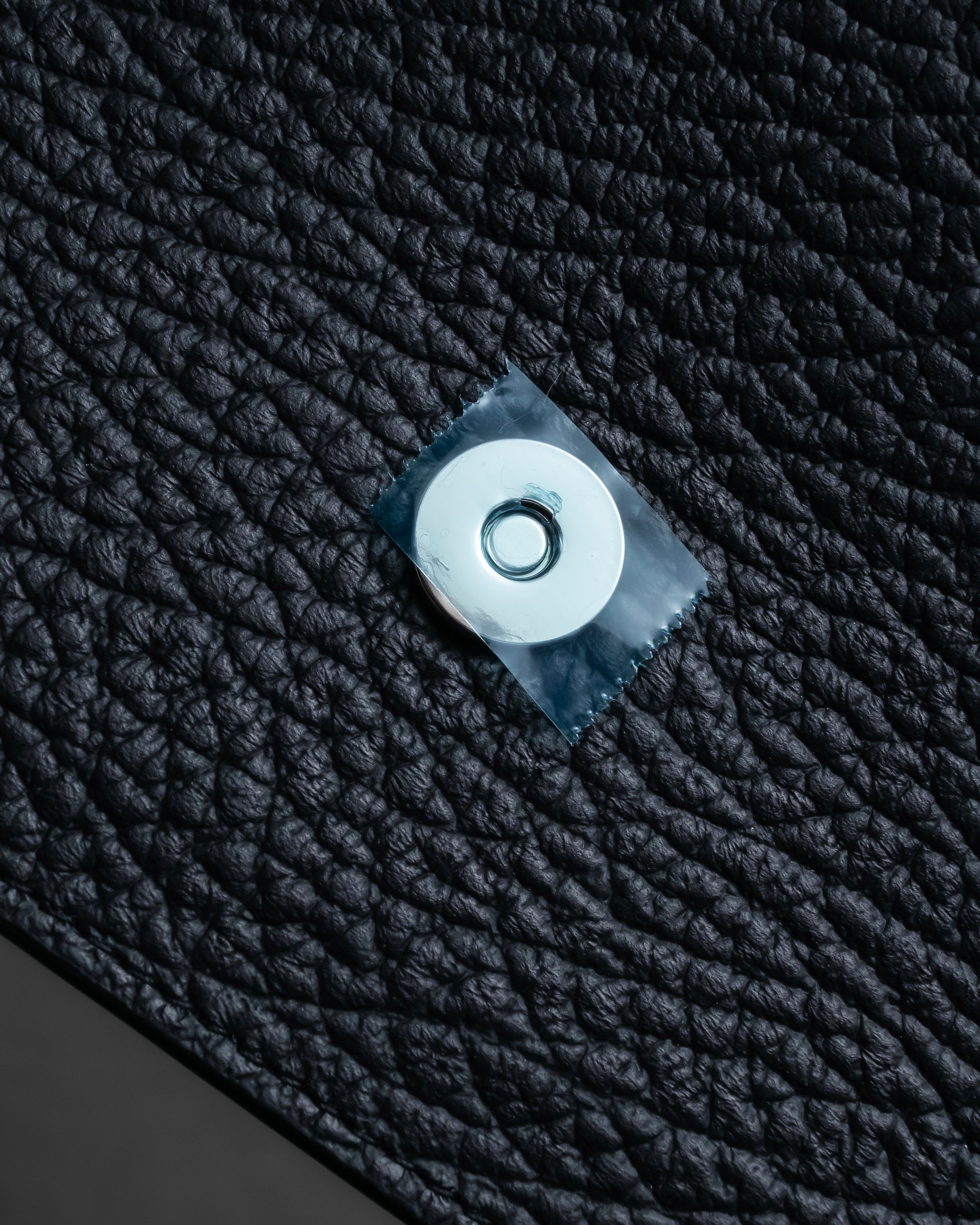 "MAISON MARGIELA" Grained leather chain wallet bag