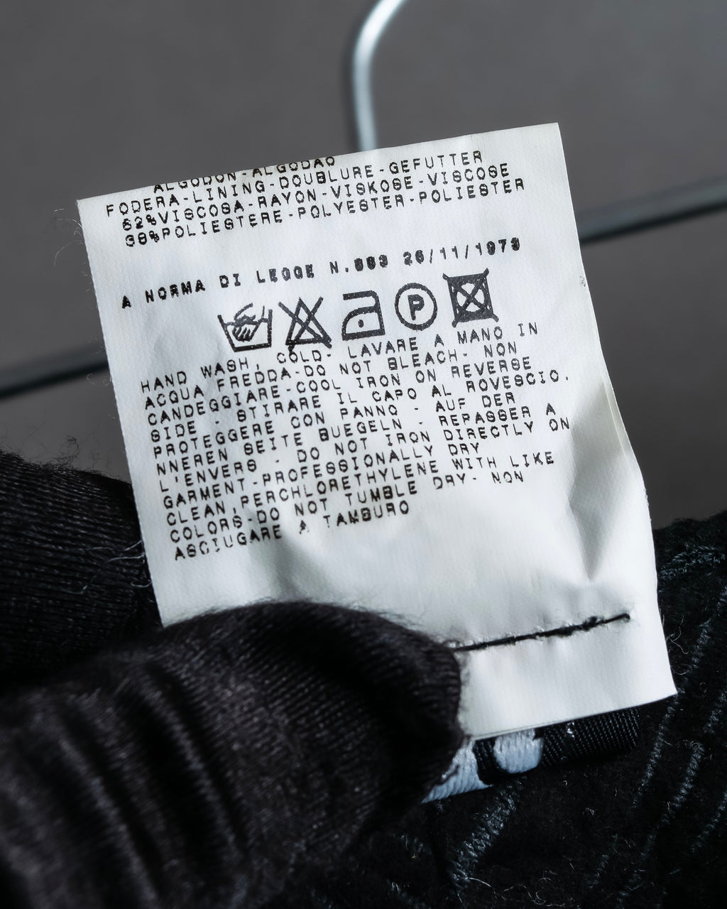 "DOLCE &amp; GABBANA" Pinstripe double-finished slacks