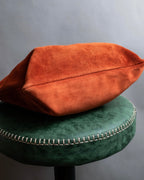 "LOEWE" Anagram logo engraved suede leather tote bag