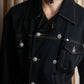 "JEAN PAUL GAULTIER JEANS"
Military detail stitching denim coat