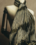 -SPECIAL- “GUCCI” 00’s-10’s Metallic printed sheer stole