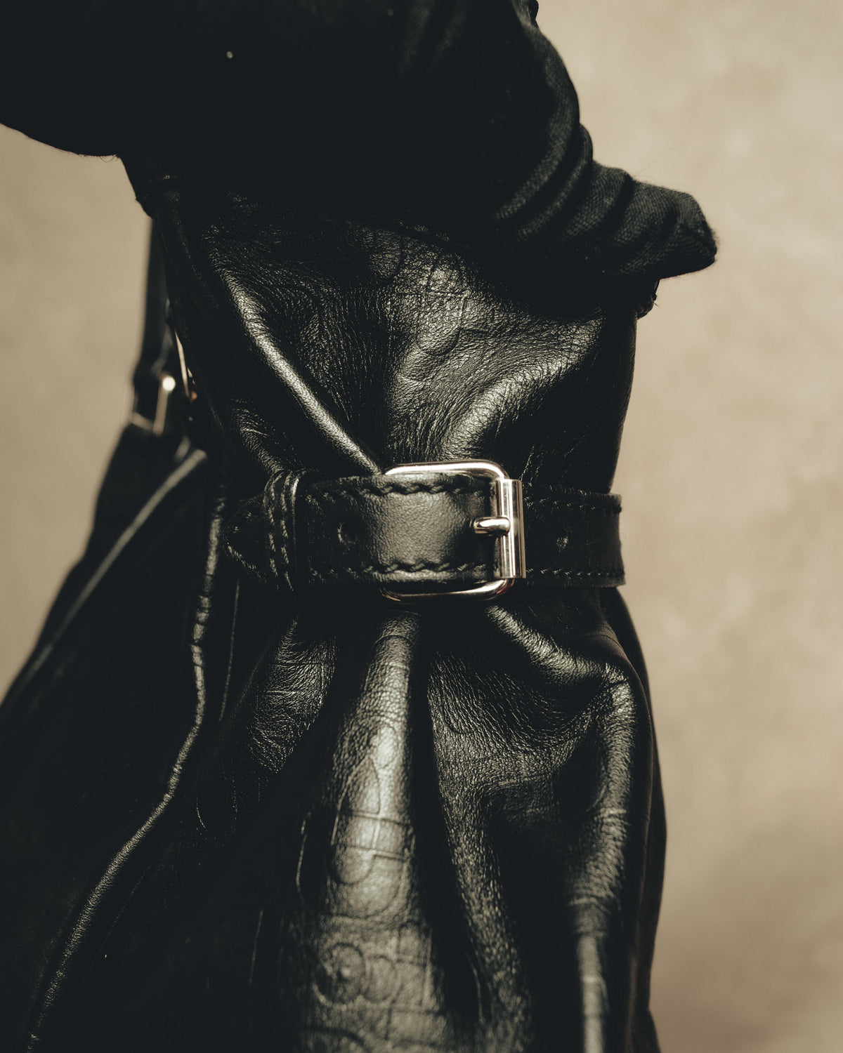 "GUCCI" 00's-10's Slouchy oversized leather tote bag