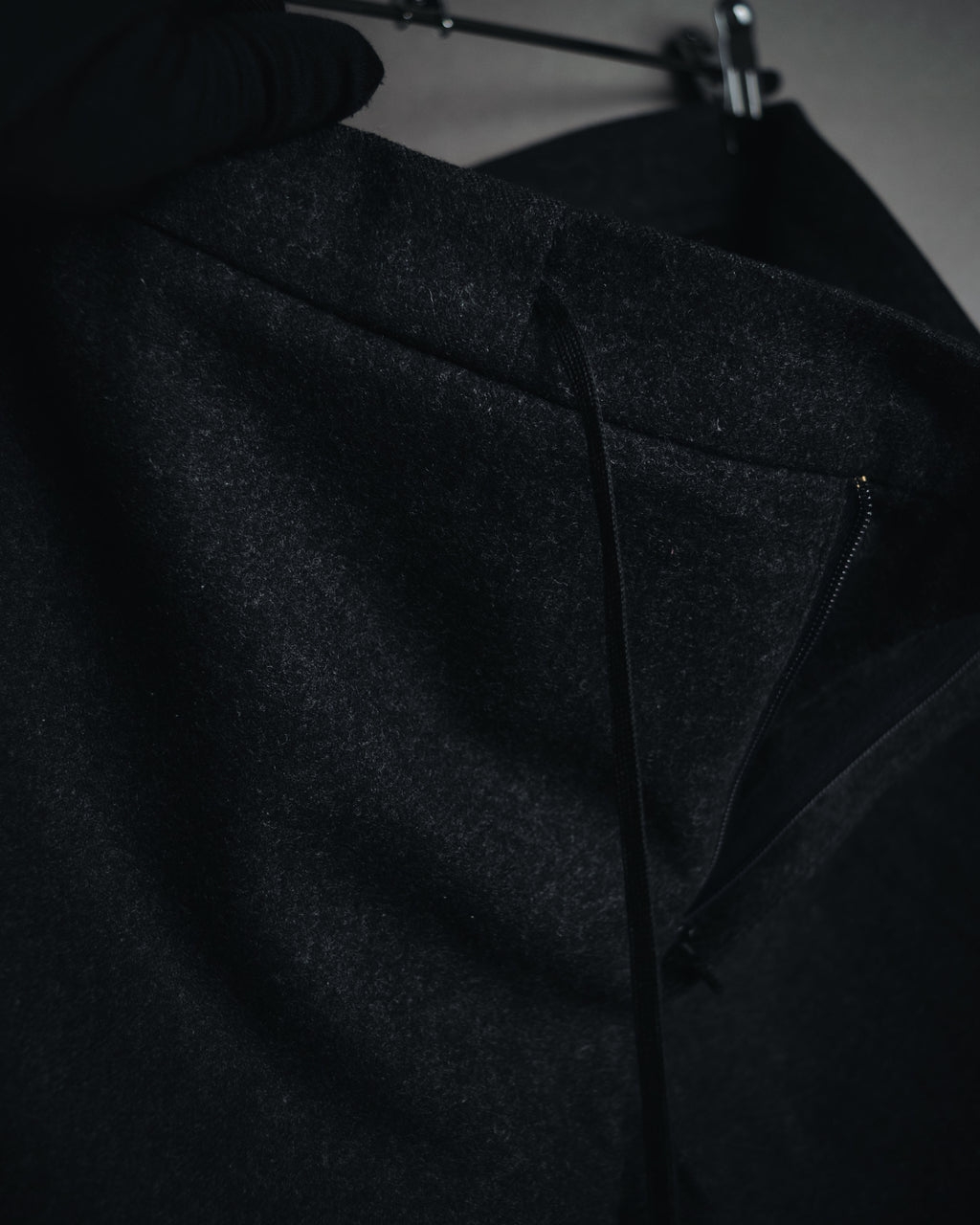 "Maison Margiela" 2016AW drawstring wool tailored slacks