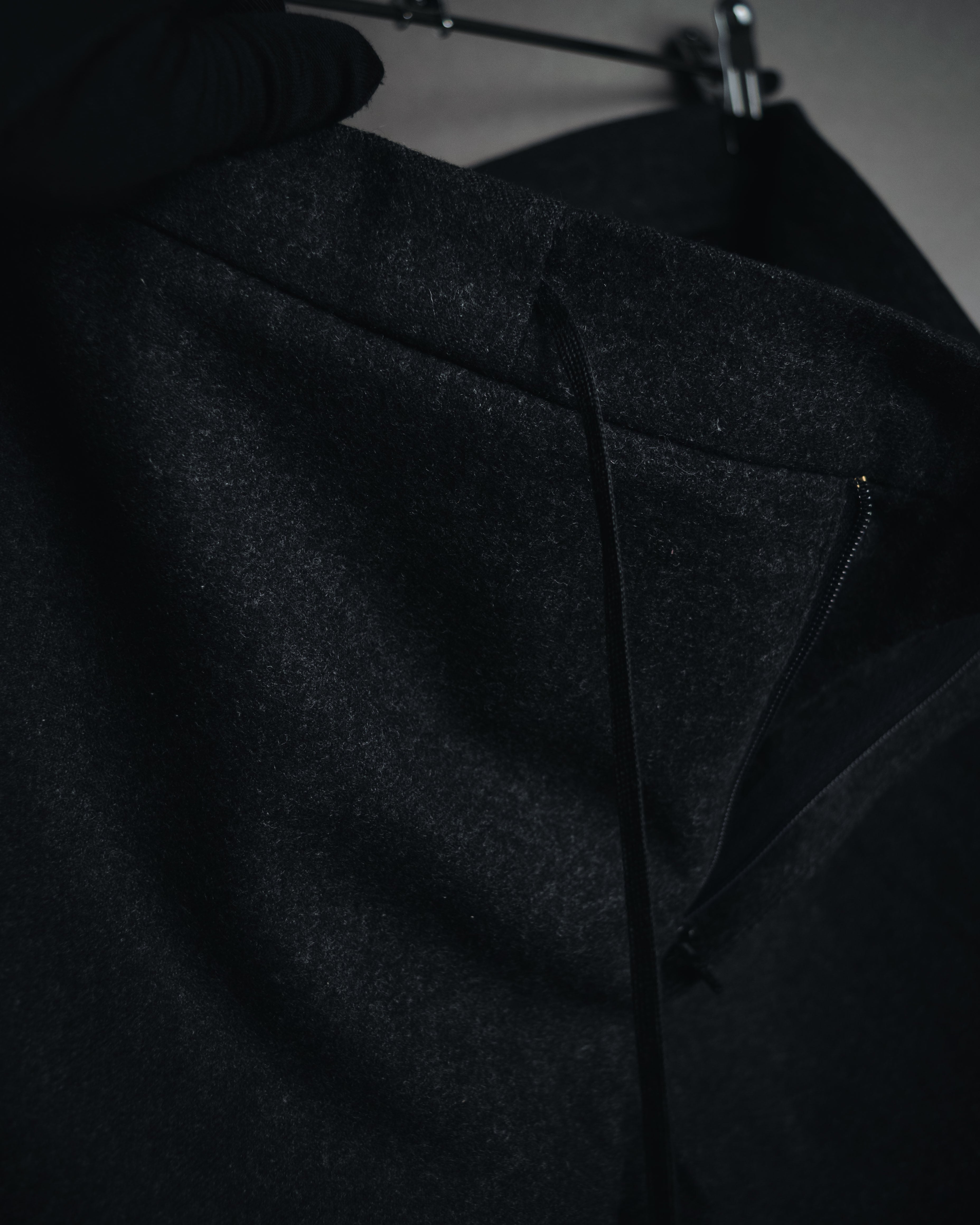 "Maison Margiela" 2016AW drawstring wool tailored slacks